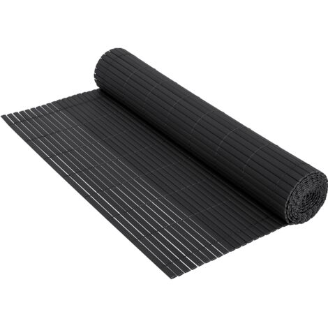 ECD Germany Filet de Protection Visuelle PVC 120x400 cm, Anthracite, Brise-Vue Triple Renforcement, Pare-Vent, Canisse Opaque Étanche/Résistant aux UV, Natte Cache-Clôture pour Jardin Balcon Terrasse (1/5)
