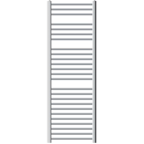 ECD Germany Radiateur Sèche-Serviettes Sahara pour Salle de Bain - 500 x 1500 mm - Chrome - Courbé avec Raccordement Latéral - Radiateur Sèche Serviette - Pas Électrique (1/5)