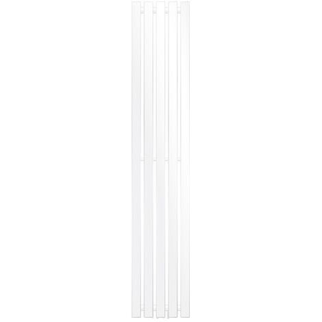 ECD Germany Radiateur Stella Non Électrique - 260 x 1800 mm - Blanc - Connexion Central - sans Kit de Raccordement - Design Panneau Plat - avec Kit Montage Mural - Sèche-Serviettes Salle de Bain (1/5)