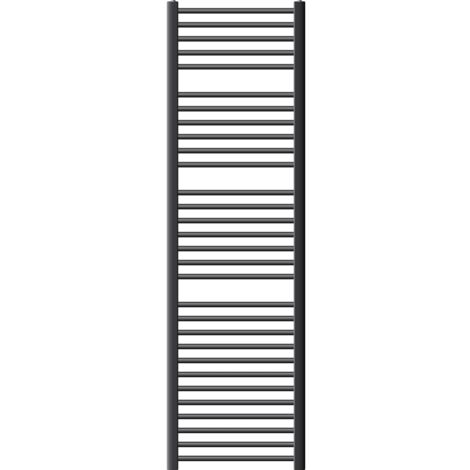 ECD Germany Radiateur Sèche-serviettes Sahara - 500 x 1800 mm - Anthracite - Courbé avec Raccordement Latéral - Radiateur Sèche Serviette pour Salle de Bain (1/5)