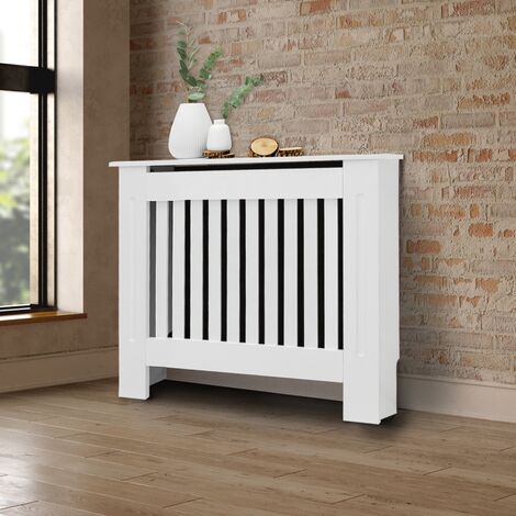 Cache-radiateur design 112L x 19l x 81H cm blanc