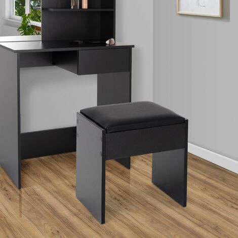 Coiffeuse banc table tabouret chaise disponible en cuir synthétique Lin Look Velours