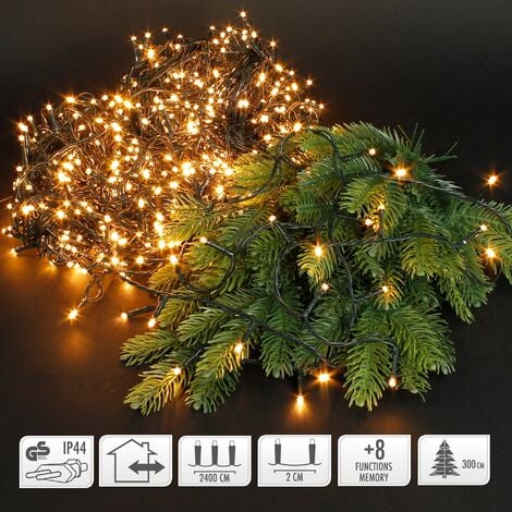 Lot de 3 décorations de jardin à LED cadeaux de Noël multicolores 30 cm  GRIMSEY 