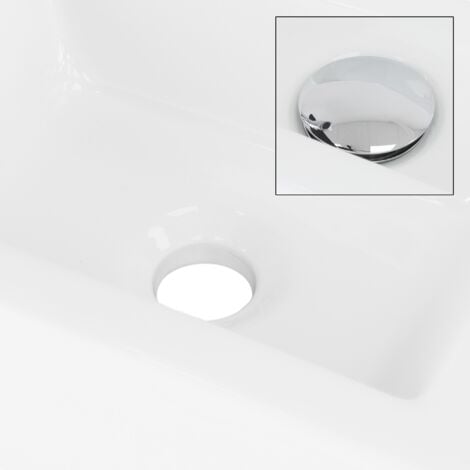 ML-Design Lavabo En Céramique Blanc 67,5x21,5x51,5 Cm Avec Garniture De