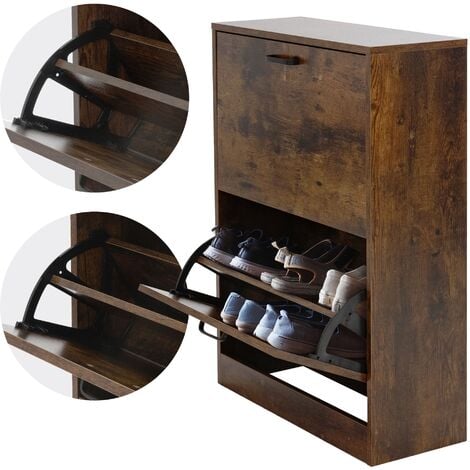 Étagère à Chaussures étroite Tidy, Range-chaussures Métallique Vertical