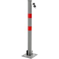 Barrière de parking rabattable poteau de stationnement borne de poste 67 cm rond