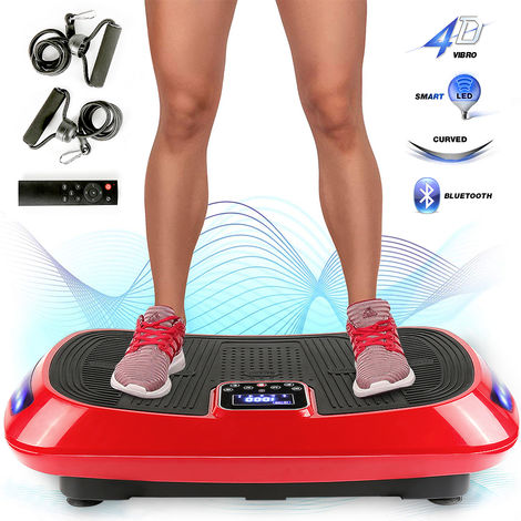 4D Bluetooth Vibrationsplatte Vibration Platte Fernbedienung Fitness Trainer 