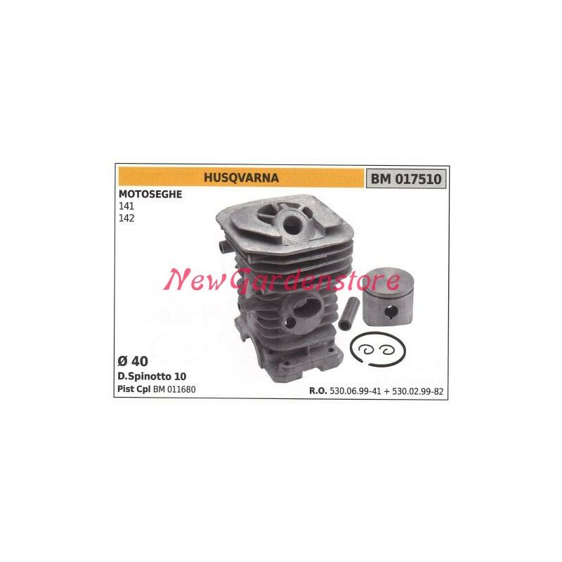 503869871 CILINDRO E PISTONE MOTOSEGA HUSQVARNA JONSEREDS HU 346 XP 42 mm