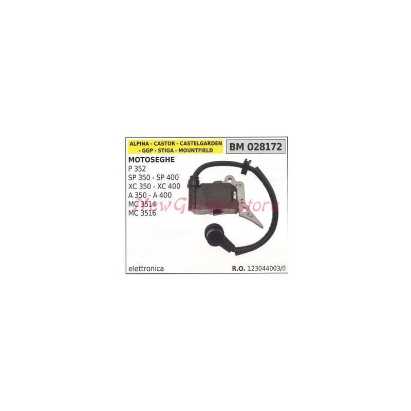 Realman Bobina Di Accensione Per Motosega, Compatibile Con Einhell, Stiga, Al-Ko, Castel Garden, King Craft, BKS 35 E Altri Modelli