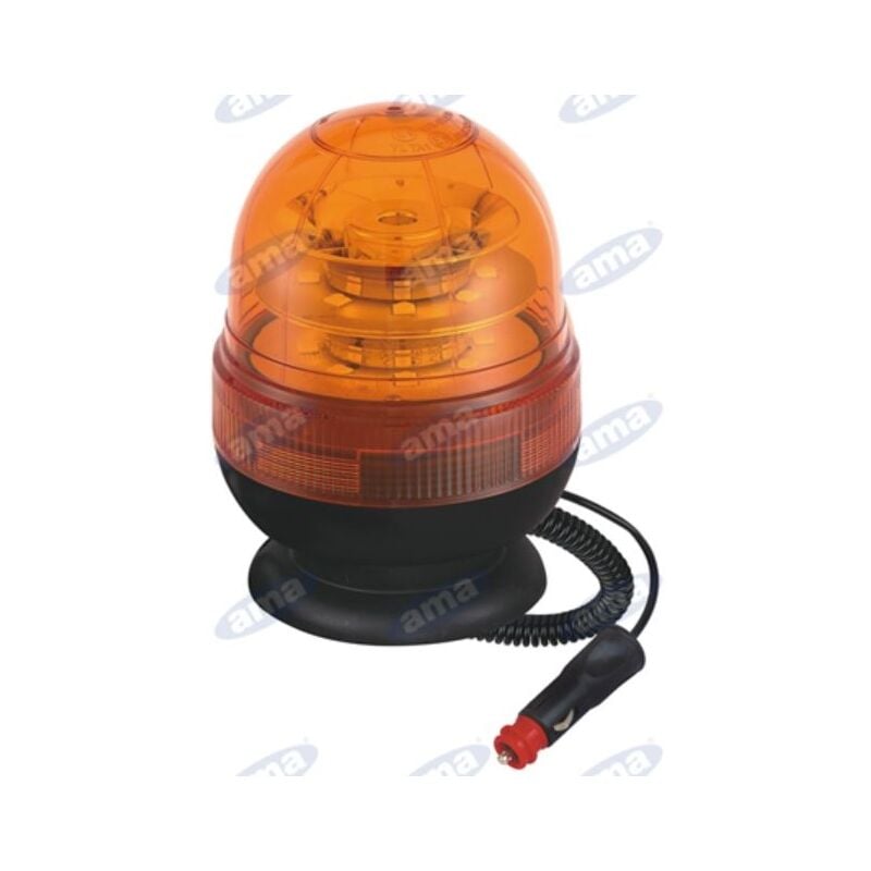 Girofaro LED 12-24V base magnetica 169x127mm trattore macchina agricola  semovente