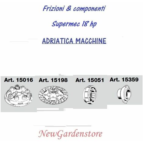 Frizione monodisco disco manicotto cuscinetto ADRIATICA MACCHINE SUPERMEC 18HP 2. DISCO FRIZIONE RIGIDO 15198