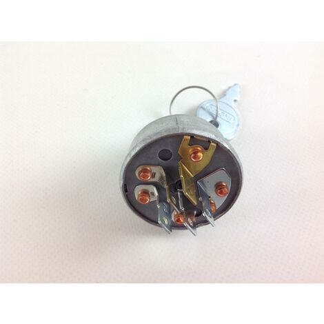 Zekrom 114 Interruttore D'accensione A Chiave Compatibile Per Tosaerba Toro, Exmark ZMaster E TimeCutter &ndash; Modello 117-2221 Interruttore 5 Terminali