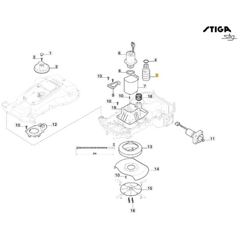 Vite regolazione lama ORIGINALE STIGA robot rasaerba tagliaerba stig 322784956/0