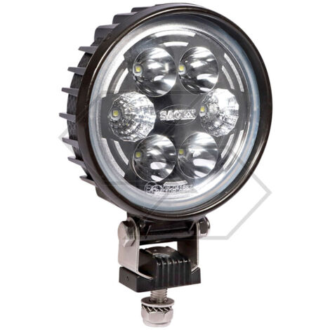 Faro lavoro tondo a LED Di 120 mm 10 - 30 V A28434 giardinaggio agricoltura