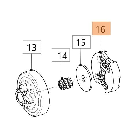 Acquista Online Kit Cilindro E Pistone Motosega McCulloch Promac 10-51 - Foto 3