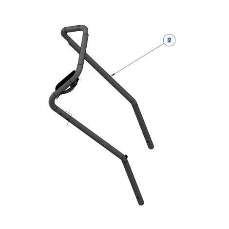 Manico tagliaerba rasaerba tosaerba modello EM37 ORIGINALE GRIN PRT-0086