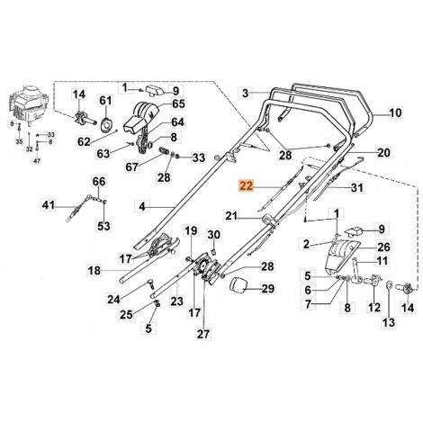 Cavo Acceleratore Per Tosaerba - 135 Cm Con Punta A Z | Ricambio Originale Per 917379100 917379200 - Foto 2