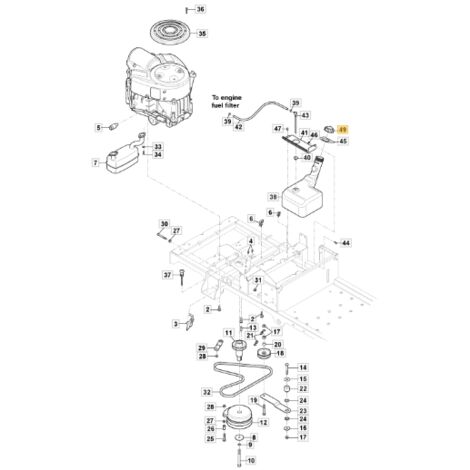 Serbatoio Carburante Per Tosaerba – Compatibile Con 110602 E 124T02, Sostituisce 699374 693377 495224 494213 - 3