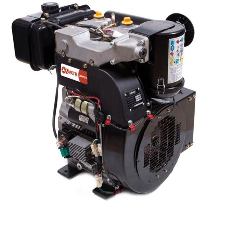 Motore completo motocoltivatore ZANETTI DIESEL ZDM92/2C7E conico avv. elettrico