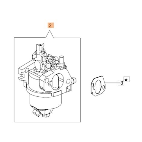 Carburatore transporter modelli CR270K ORIGINALE OLEOMAC L66150449