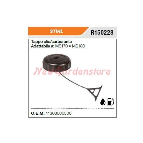 Tappo olio STIHL motosega MS170 MS 180 compatibile R150228 1130-350-0500