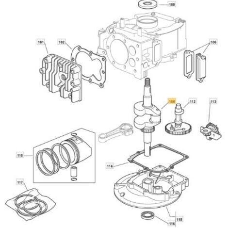 Albero Motore Per Tagliaerba Honda UM21 / 2160 - Usato Funzionante