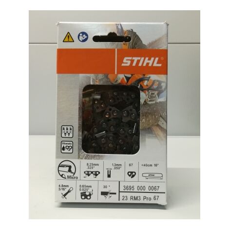 Catena Motosega STIHL 36700000072 Passo: 1/4 P Calibro: 1.1