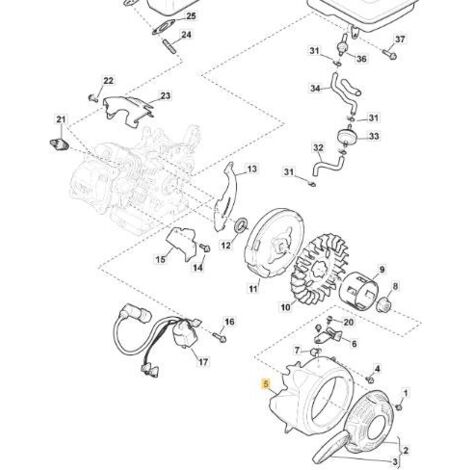 Kit Copertura Motore Ventola Per Fantastic Fan 6010-05 – Ricambio Per Camper, Roulotte, Rimorchio
