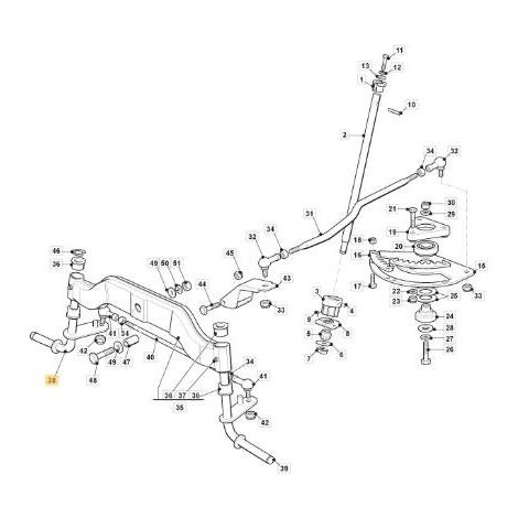 FUSELLO DX ZNN C3 TC/TCP 2000 15 ORIGINALE STIGA - 382230361/1