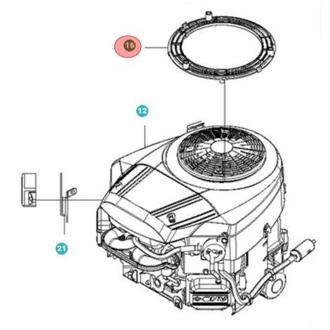 ALBERINO ARIA 503994601 ORIGINALE HUSQVARNA - Foto 8