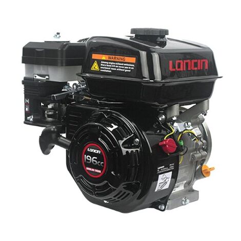 Motore LONCIN conico 23mm 196cc completo benzina a strappo orizzontale