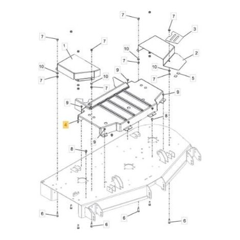 PROTEZIONE CINGHIA CENTRALE ORIGINALE STIGA - 118830891/0
