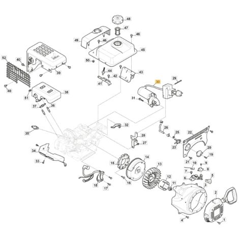 Motorino avviamento 230V 50HZ ORIGINALE STIGA per motore LC 170 FDS 118550640/0 (1/2)