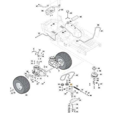 Puleggia Trasmissione Trattorino Modelli COMBI95Q ORIGINALE STIGA 1137 0011 01 87509254 - Foto 7