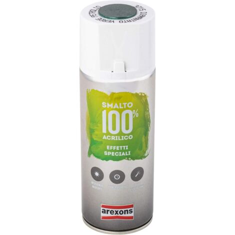 Bomboletta smalto spray 100% acrilico diamantato 3715 verde petrolio arexons