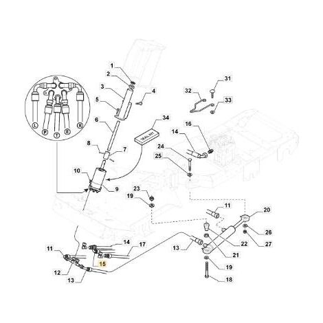 TUBO SCAR.IDROG.-GIUNZIONE T PFM ORIGINALE STIGA - 387869506/0