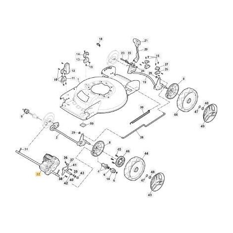 TRASMISSIONE ELET. GT-ME 512 (72V) MCS47 ORIGINALE STIGA - 118400993/0