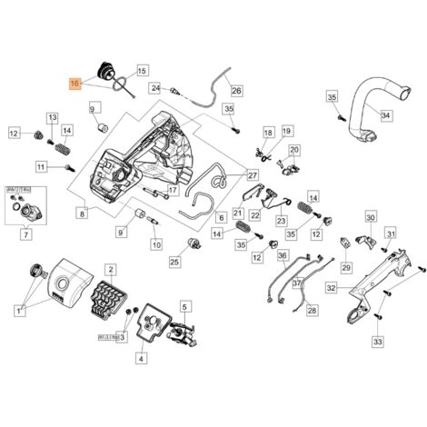 Tappo Carburante Di Ricambio Per Motosega Stihl 250 260 290, Compatibile Con 171 181 192