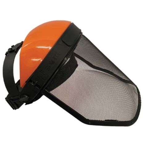 Visiera professionale con rete metallica BLUEBIRD sollevabile e regolabile
