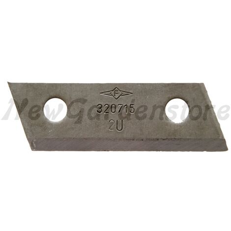 Set 2 Lame Per Trituratore Giardino Con Vite Svasata M8 Modello XY