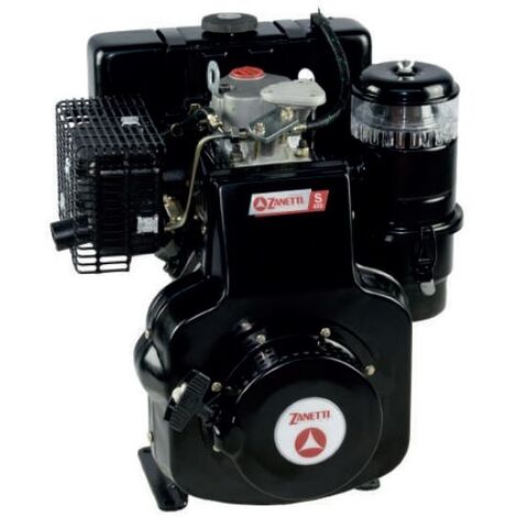 Motore completo diesel S400L10E ZANETTI cilindrico 25.4x99.20 avv. elettrico