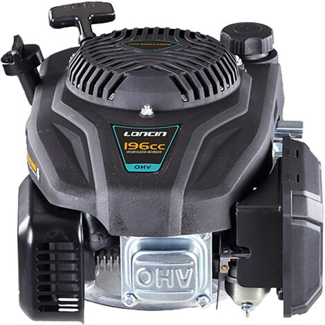 Motore completo LONCIN V200 benzina volano leggero 196 cc rasaerba 6,5 hp