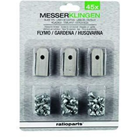 kit lame roboto tagliaerba 45 pezzi HUSQVARNA automower 22-8550 compatibili (1/2)