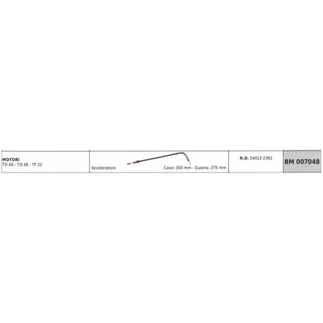 Cable d'accélérateur de débroussailleuse KAWASAKI TH43, TH48,TD40, TD48 Cable d'accélérateur de débroussailleuse KAWASAKI TH43, TH48,TD40, TD48