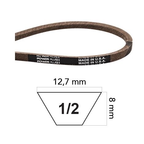 Cinghia trattorino tagliaerba fatta in KEVLAR 1/2 pollici compatibile MTD 04043B