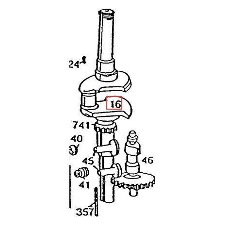 Albero motore originale motore rasaerba tagliaerba BRIGGS & STRATTON 492453