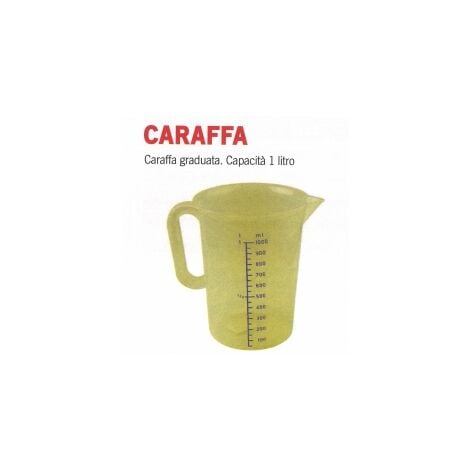 Caraffa graduata capacità 1 litro codice 004656