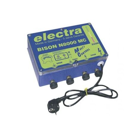Elettrificatore per recinzioni ELECTRA BISON N8000MC 230 Volt AC