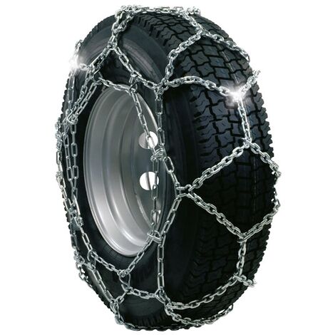 Coppia catene da neve a croce ruota pneumatico trattorino 5.10/3.50-4 13X5.00-6