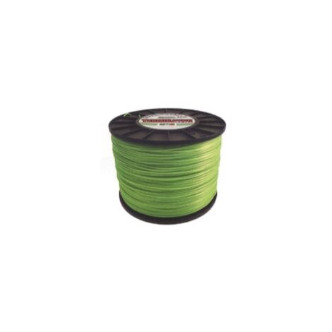 Filo TERMINATOR decespugliatore verde diametro quadro 4,0 mm lunghezza 592 mt